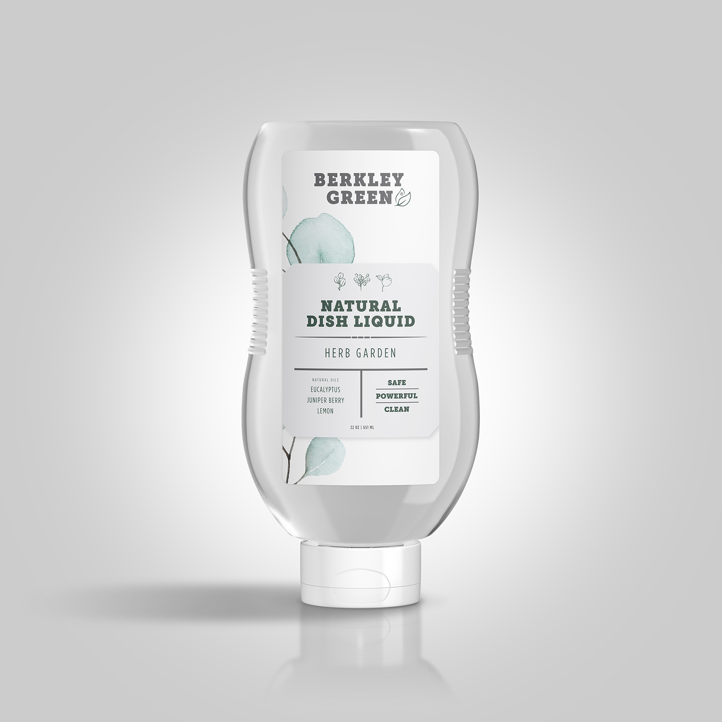 Berkley Green - Eco Dish Soap, Herb Garden (22oz bottle): 6 Pack