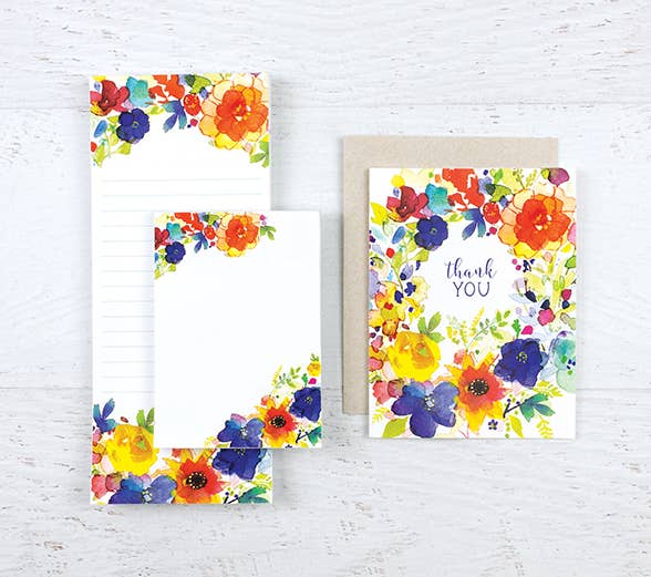 GINA B DESIGNS - Memo Pad - All Flowers