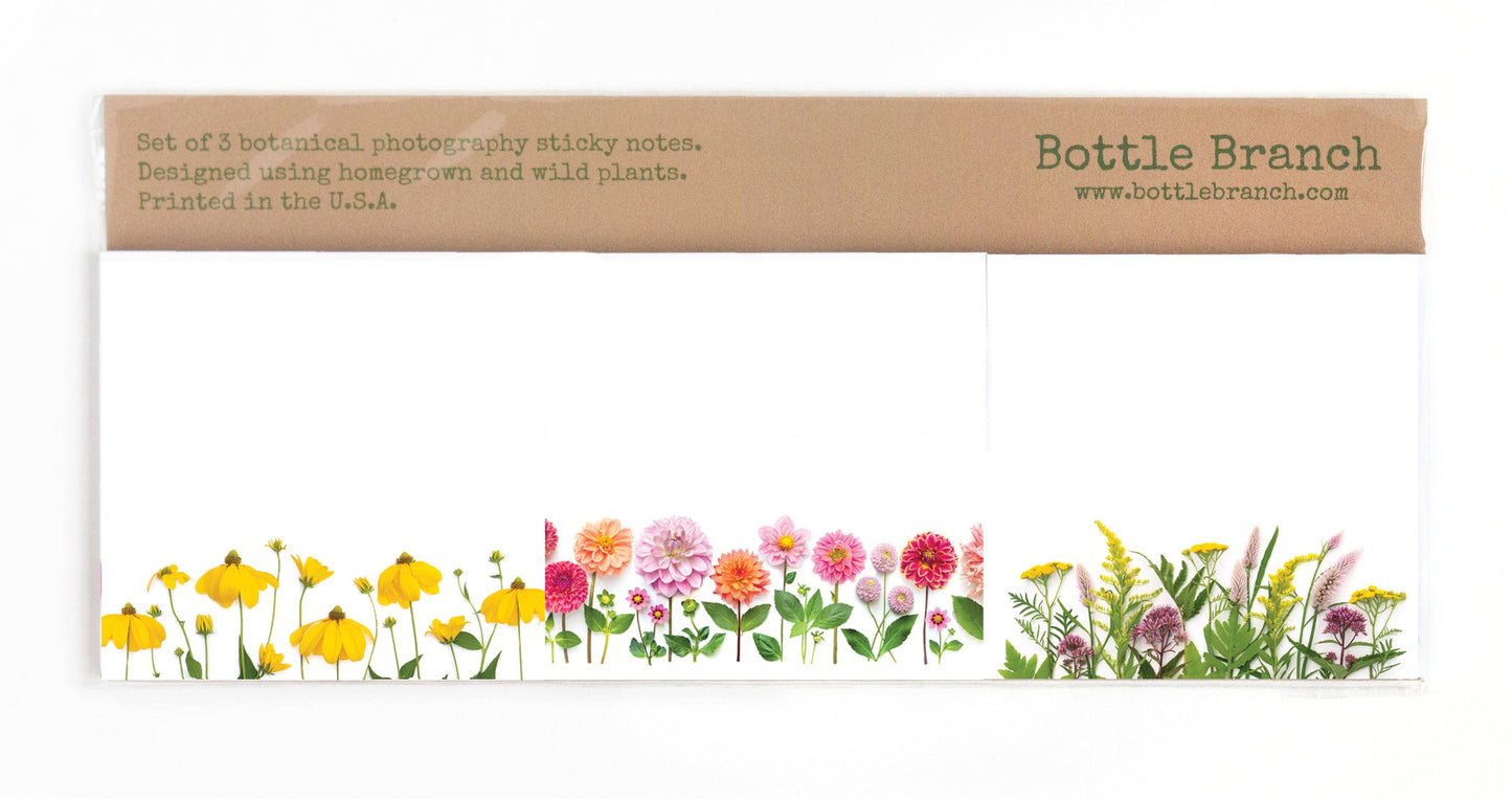 Bottle Branch - Sticky notes - 3 pack - Summer Sunshine