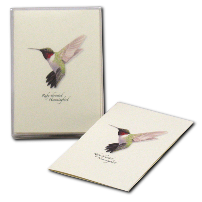 Earth Sky + Water - Ruby-throated Hummingbird