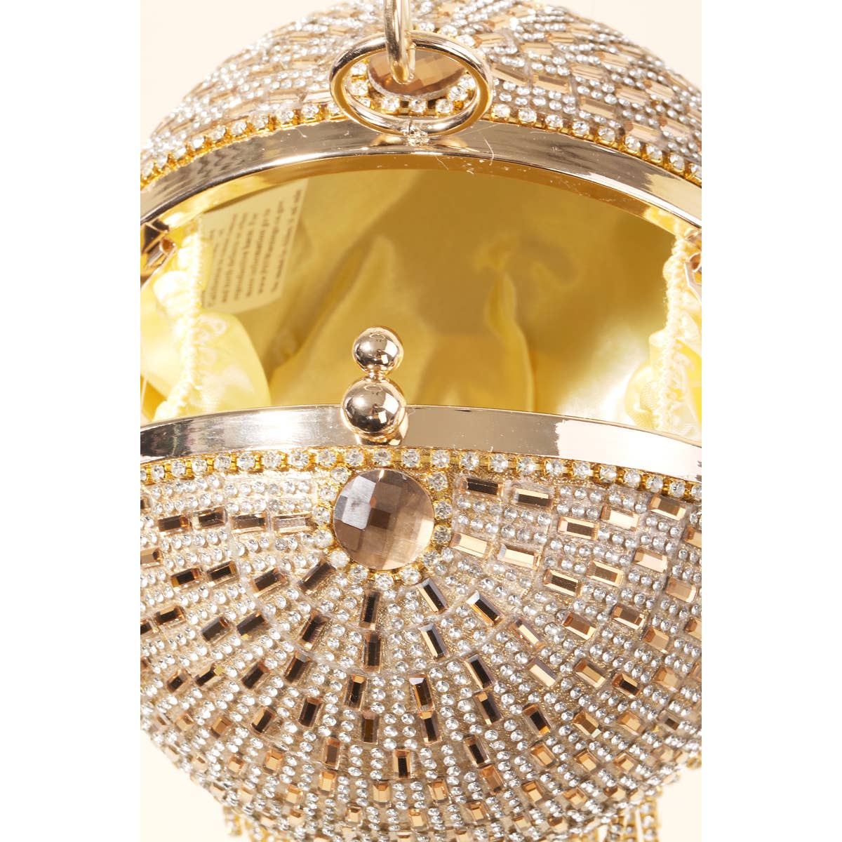 Anarchy Street - Rhinestone Fringe Ball Bag: S