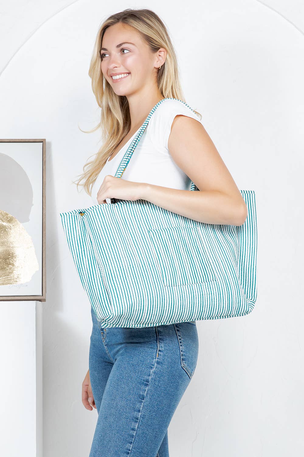 LA Soul - Reversible Quilted Cotton Tote Bag (BG-31)