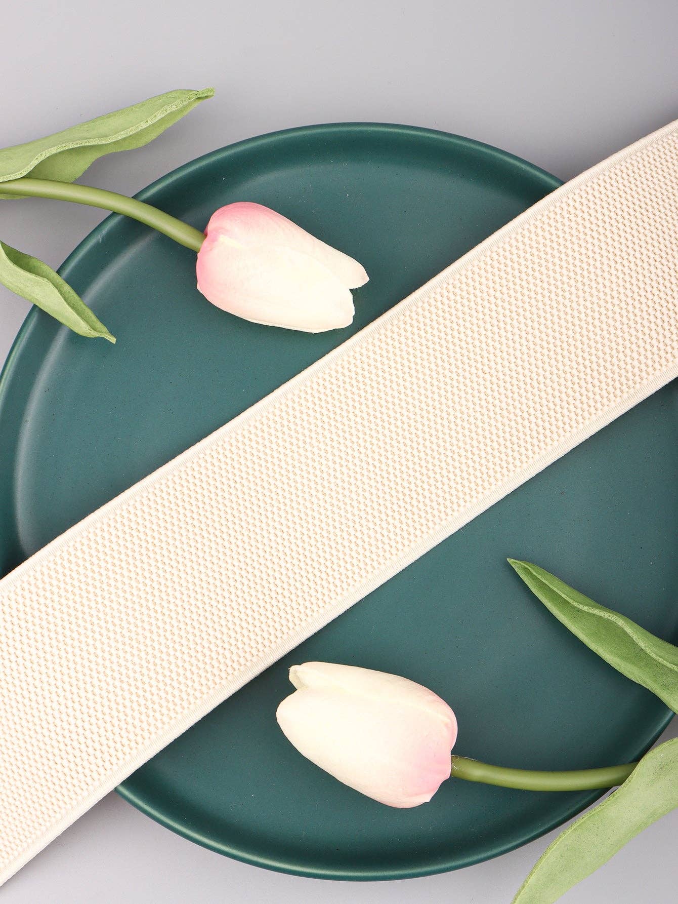 Kustom Kreations Goods - PU Elastic Wide Belt with Alloy Buckle: Black / One Size