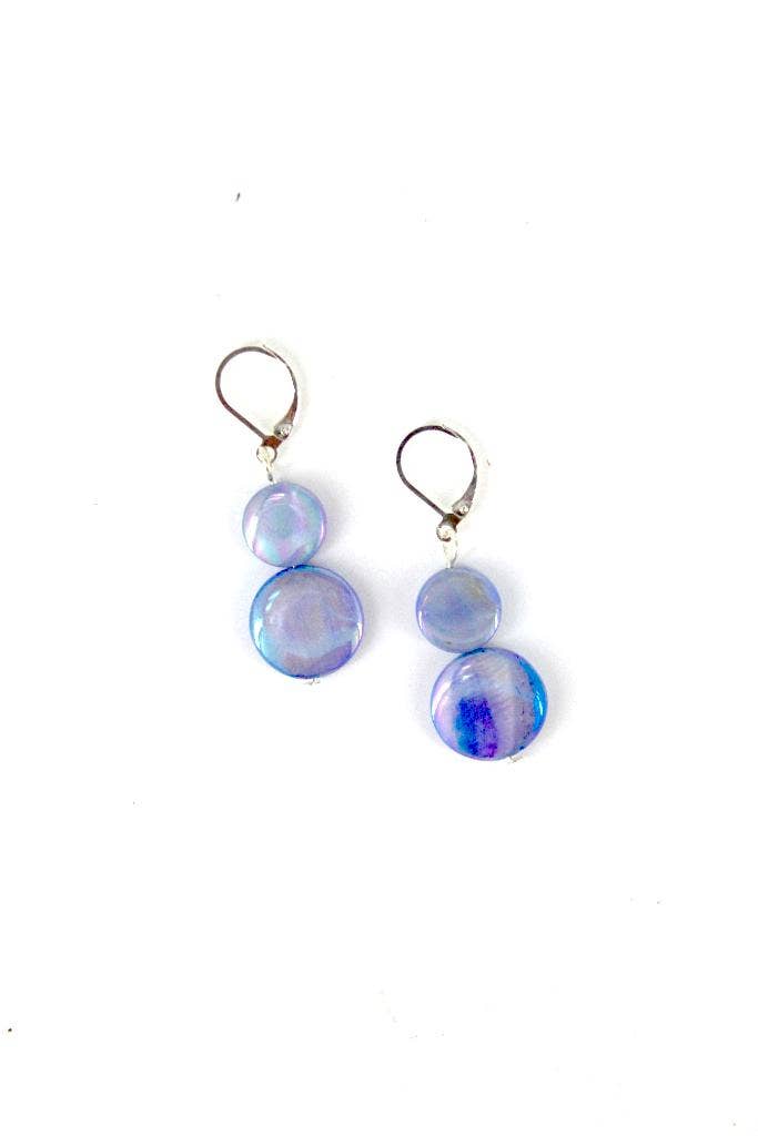 Sea Lily - ENEW BLUE - New Blue MOP Earring