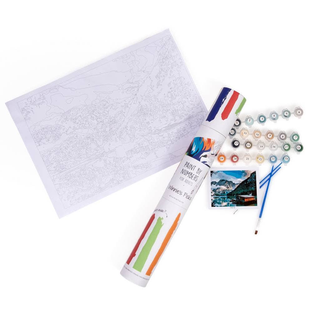 Winnie's Picks - Poppies, by Claude Monet - Gift for Christmas Decor Paint by Numbers Kit: Without Frame