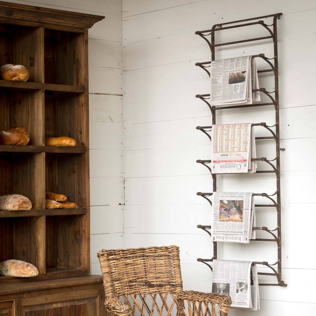Park Hill Collection - Metal Wall Display Rack
