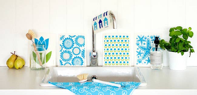 Jangneus - Swedish Dishcloth - Starfish - Turquoise: Turquoise