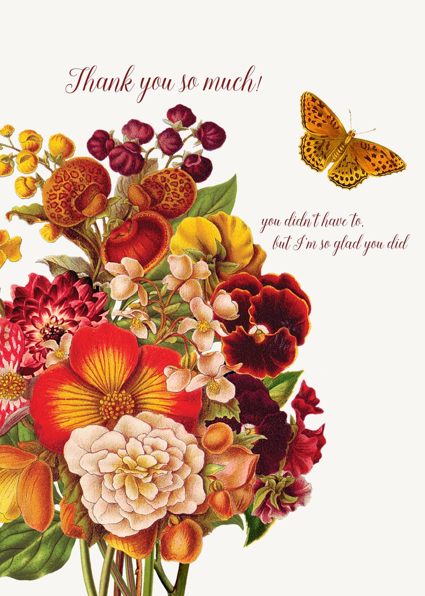 P. Flynn Design / Phun House - Thank you so much • 5x7 Greeting Card