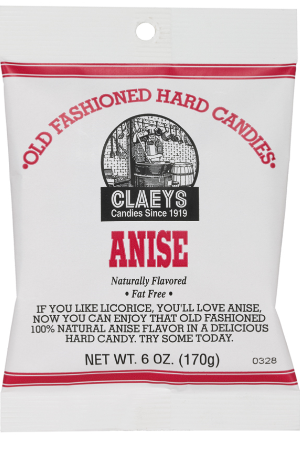 Candy Barn Express - Claey's old Fashioned Hard Candies - Anise Flavor- 12 Pack