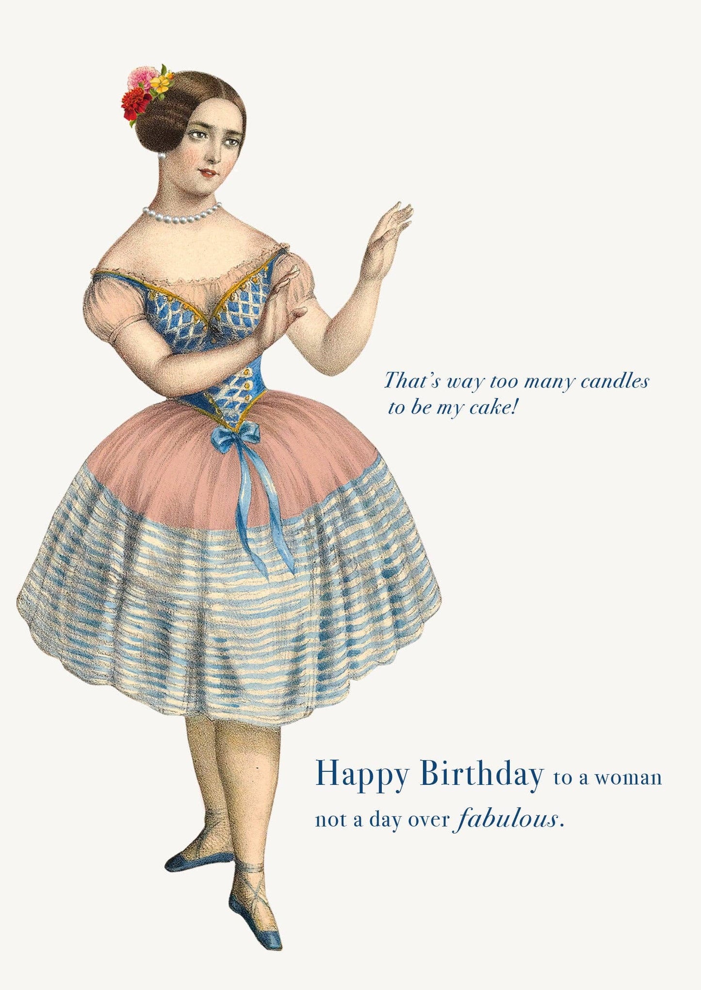 P. Flynn Design / Phun House - That's way too many candles! • 5x7 Greeting Card