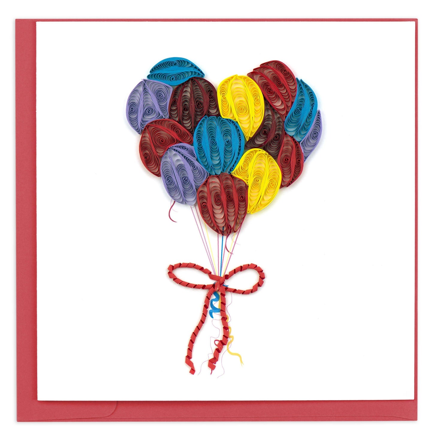 Quilling Card - Balloons