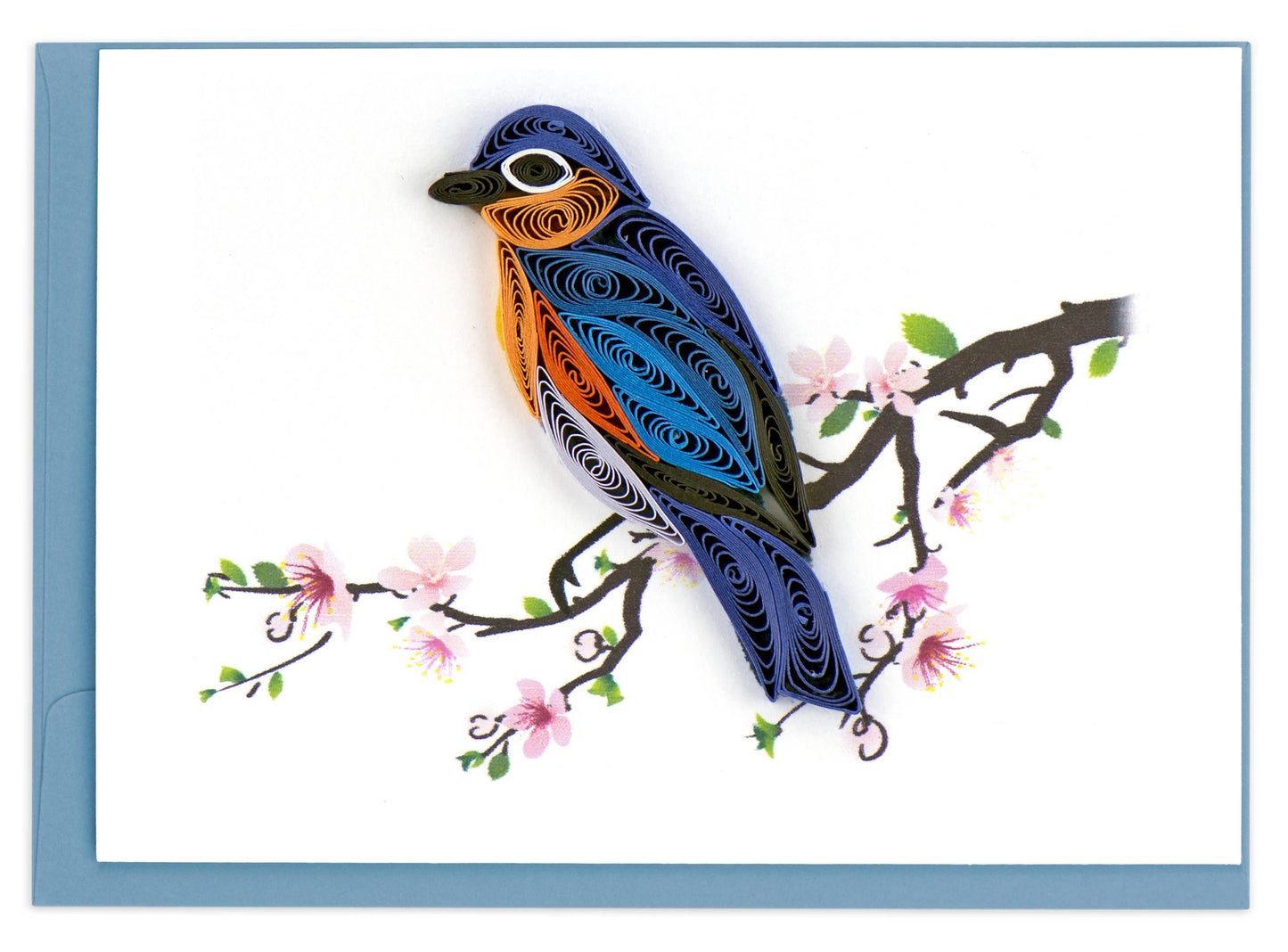 Quilling Card - Bluebird