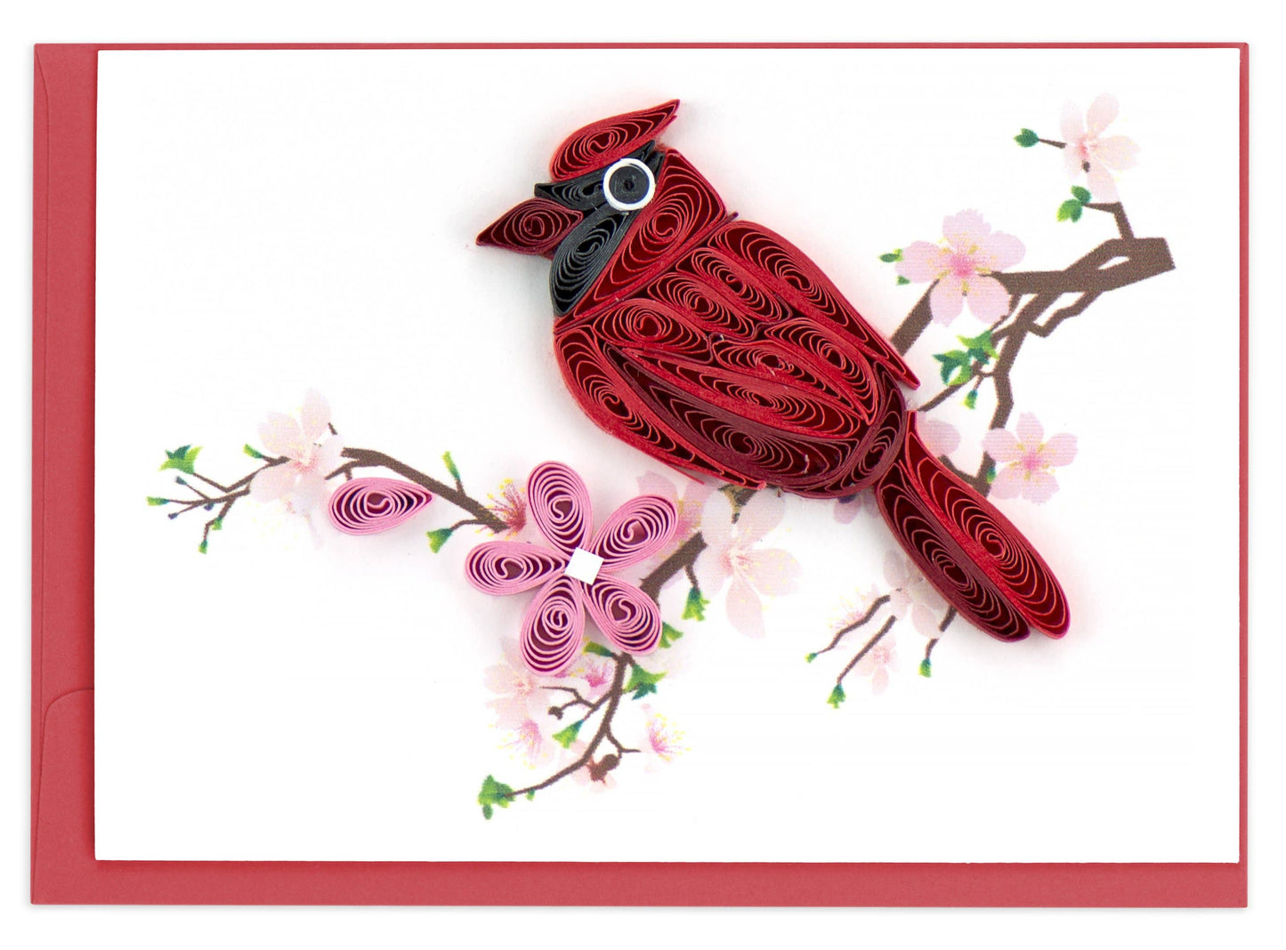 Quilling Card - Cardinal