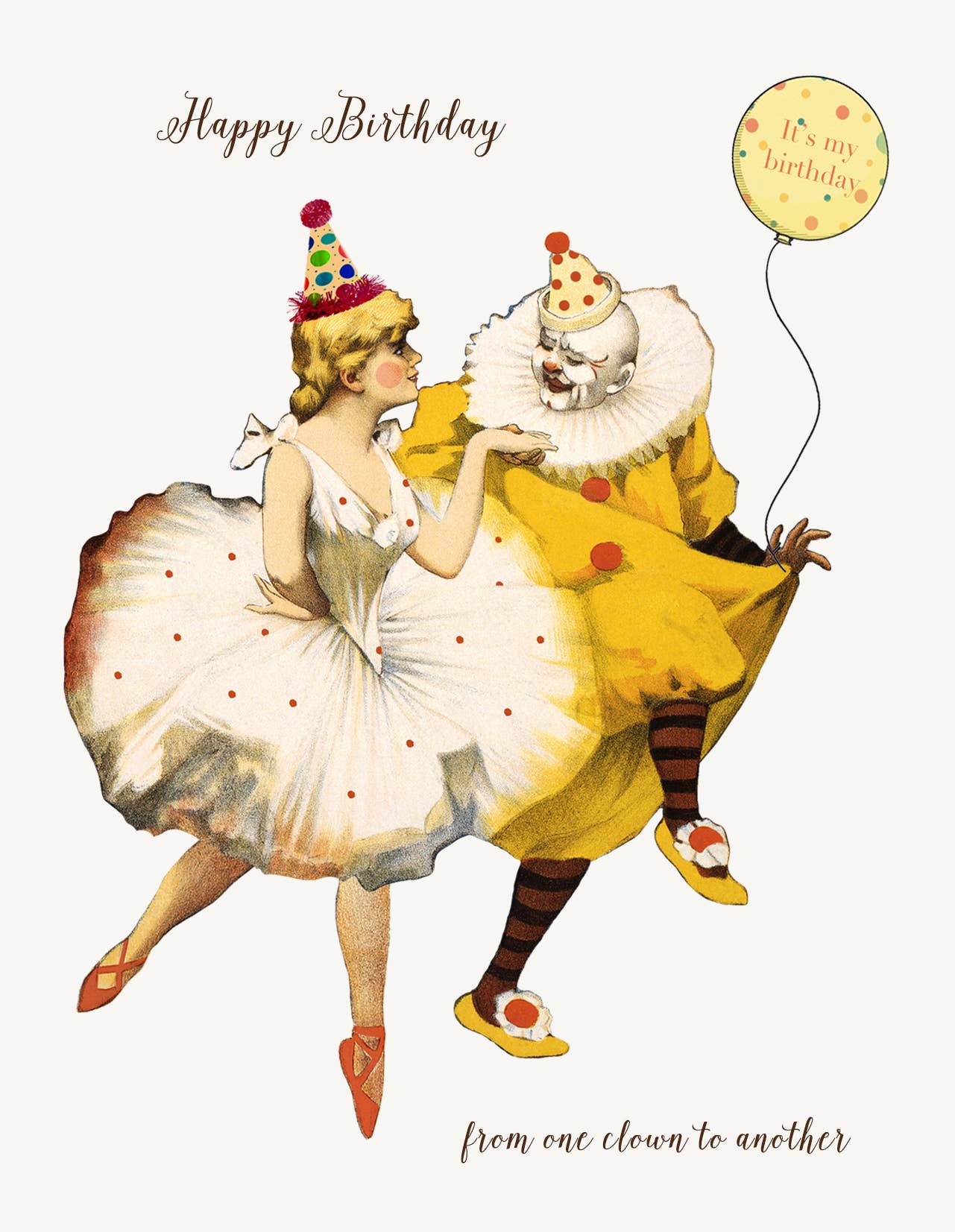 P. Flynn Design / Phun House - Happy Birthday from one clown to another