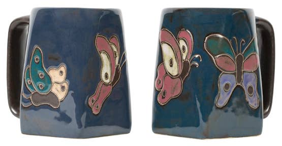 Galleyware - Mara Stoneware Butterfly Square Mug