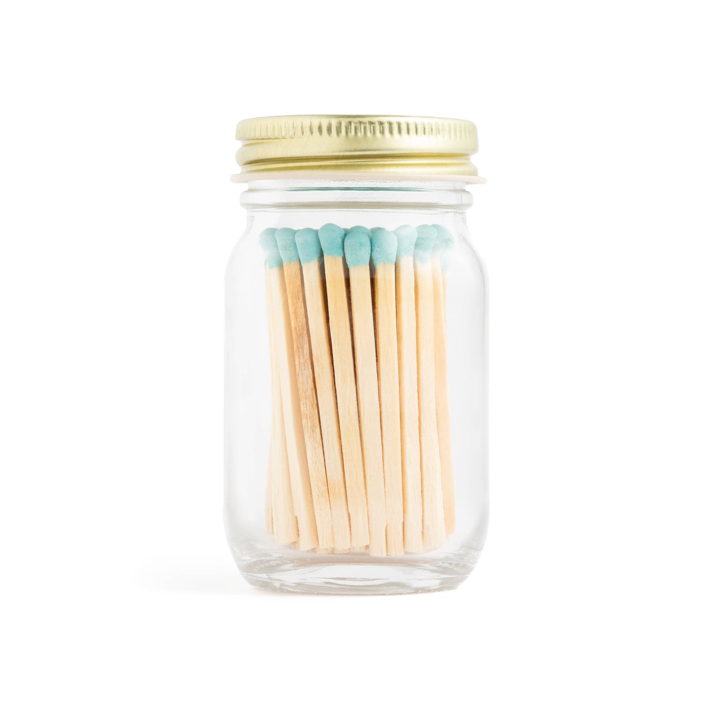 Enlighten the Occasion - Baby Blue Matches in Mini Mason Jar