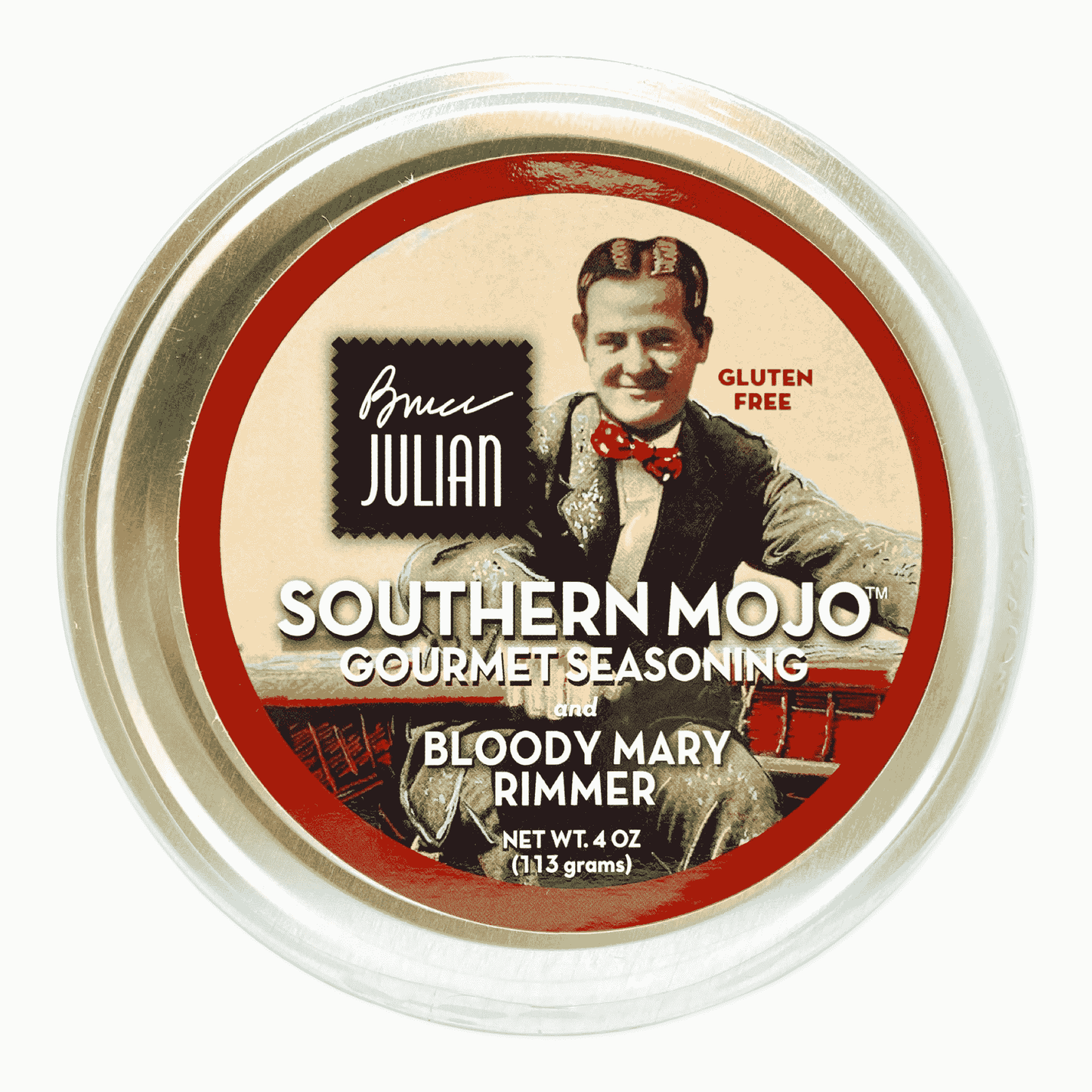 Bruce Julian Heritage Foods - Classic Rim - Gourmet Seasoning Blend - 4 oz tin