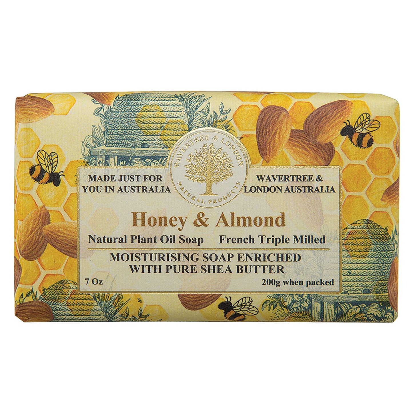 Wavertree & London - Wavertree & London Honey & Almond Natural Soap Bars