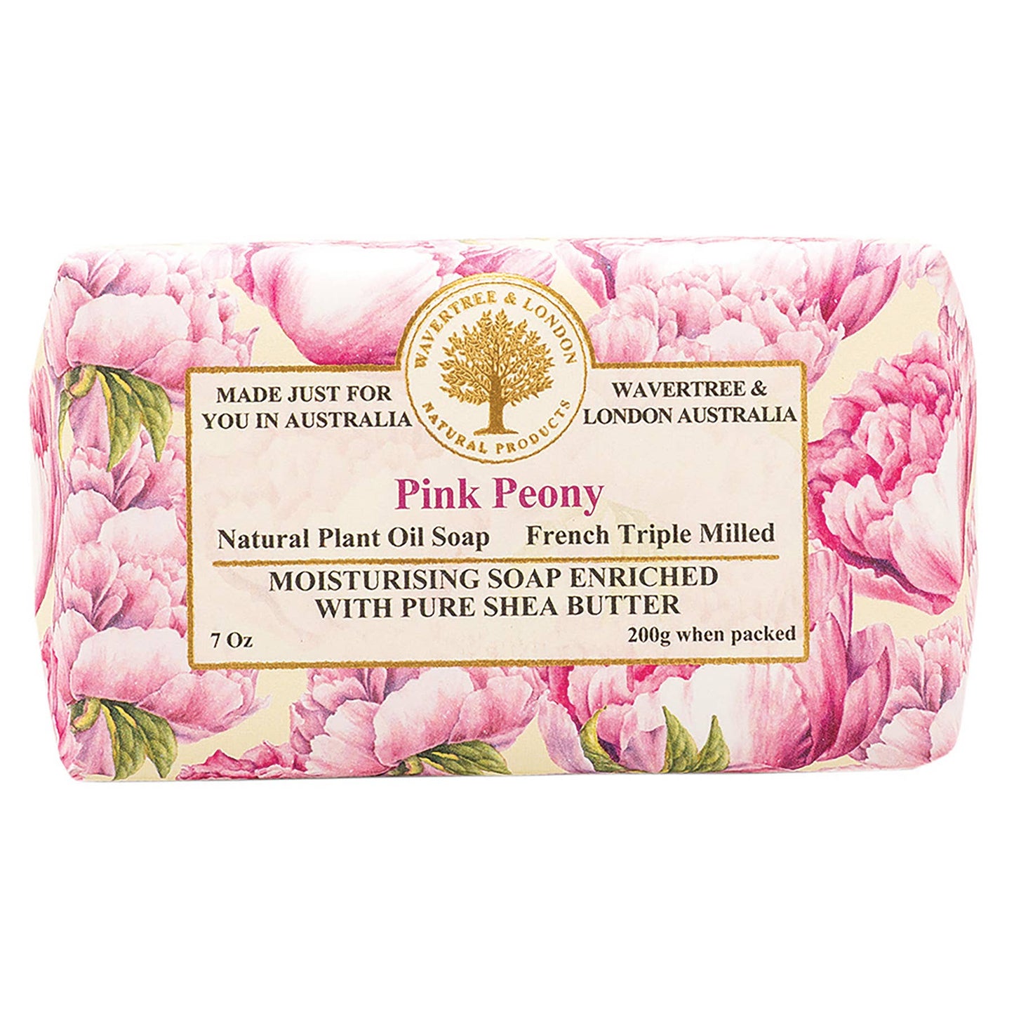Wavertree & London - Wavertree & London Pink Peony Natural Soap Bars