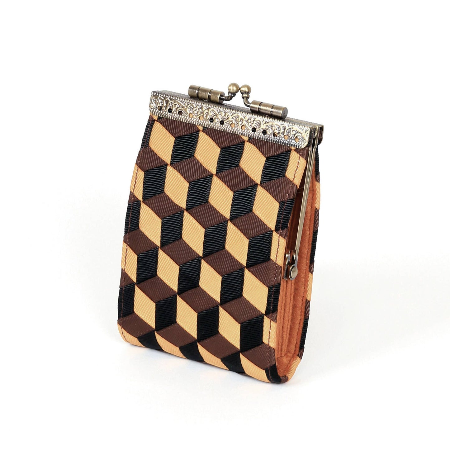 Cathayana - Woven Ribbon Card Holder, Women's Credit Card Wallet