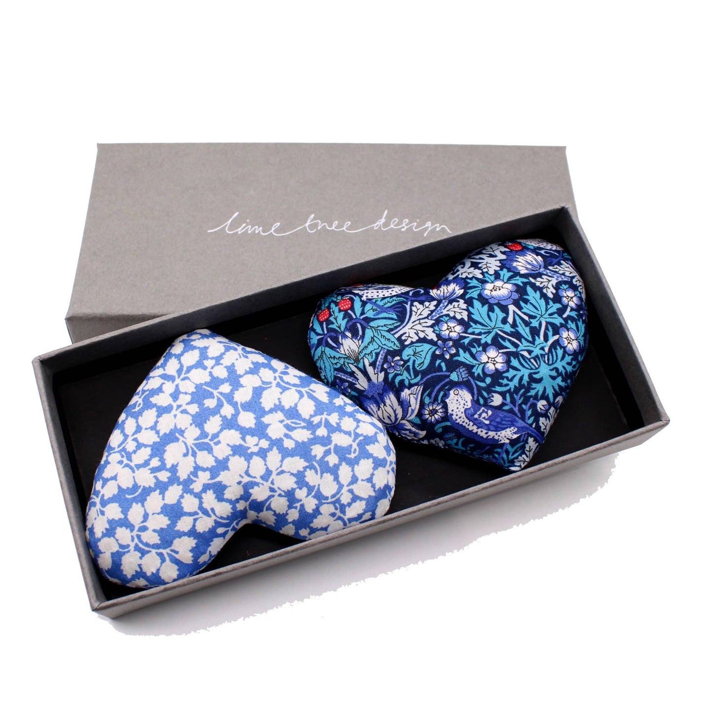Lime Tree Design - Box of 2 Lavender Hearts - Heartsease