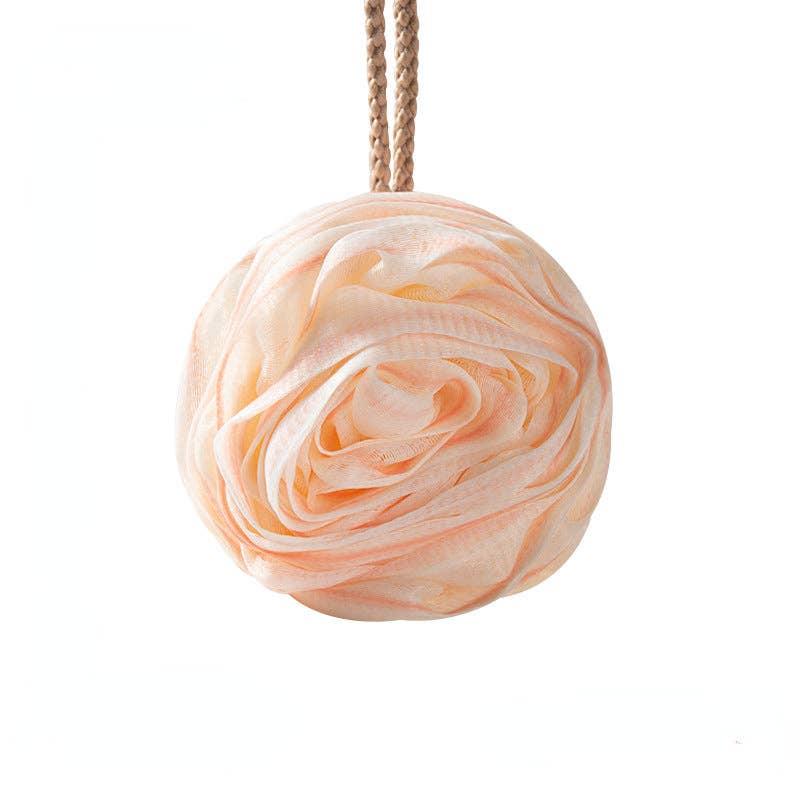 WEST AUSSIE SUPPLIES - PAPO- Rose Shower Pouf Premium Quality and Rich Foaming: PINK
