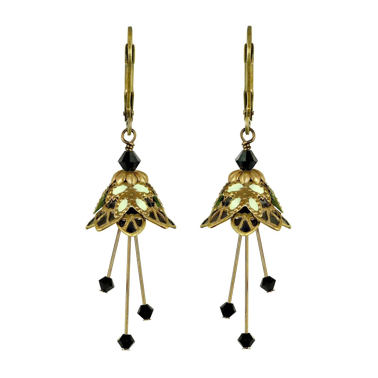 NoMonet - Flower Fairy: Fire Sprite Earrings