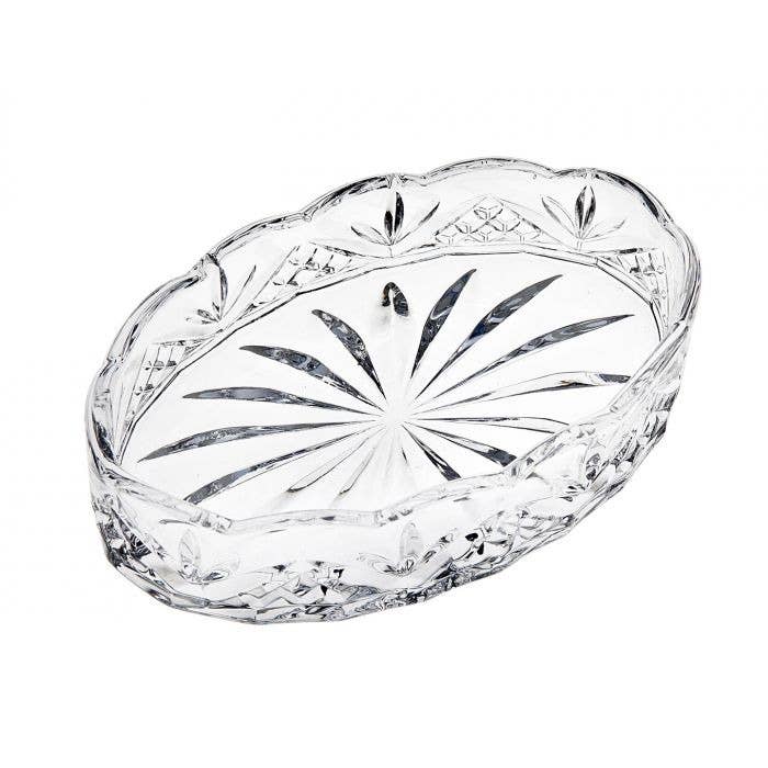 Godinger - Dublin Soap Dish: Non Leaded Crystal