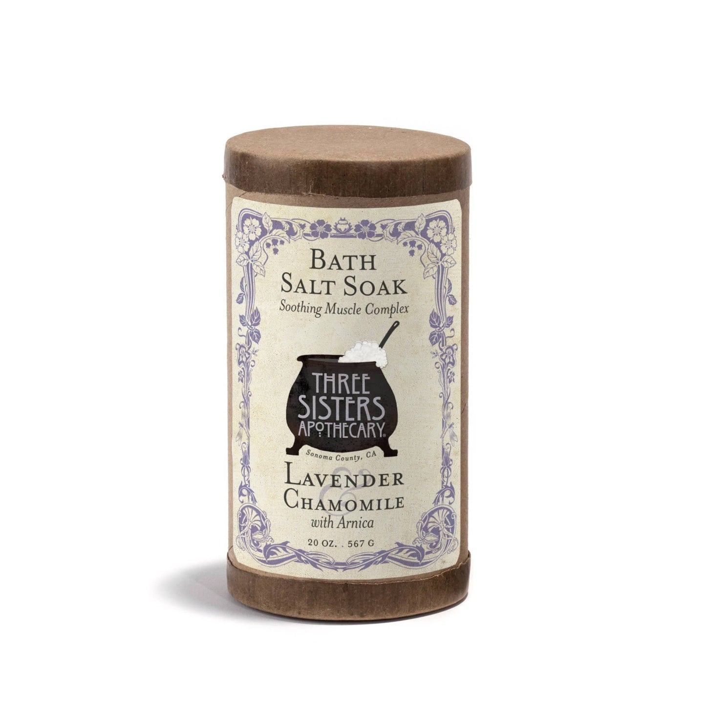 Three Sisters Apothecary - Bath Salt Soak Lavender & Chamomile