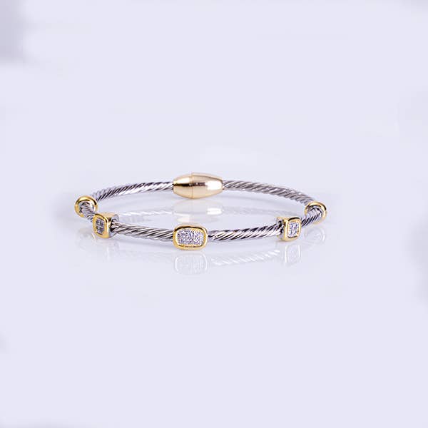 My Best Kept Jewelry - Crystal Station Bangle