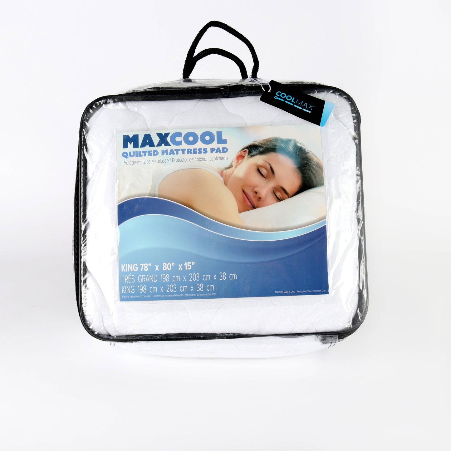 Arkwright Home - COOLMAX Mattress Pad - Bed Size Options - Hypoallergenic