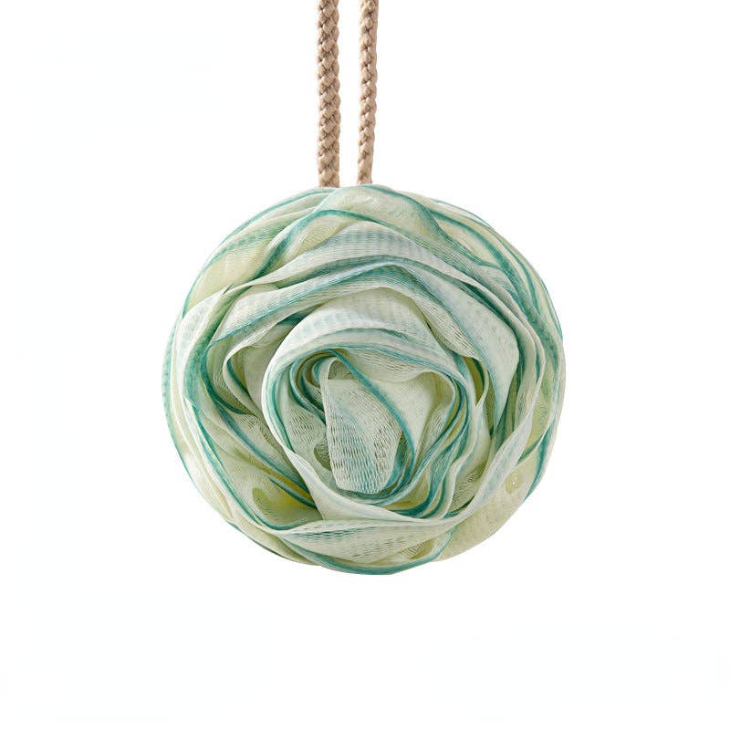 WEST AUSSIE SUPPLIES - PAPO- Rose Shower Pouf Premium Quality and Rich Foaming: GRASS