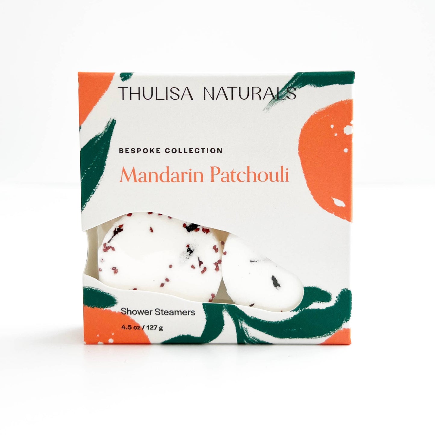 Thulisa Naturals | Bath + Body - Shower Steamers - Mandarin + Patchouli (Bespoke Collection)