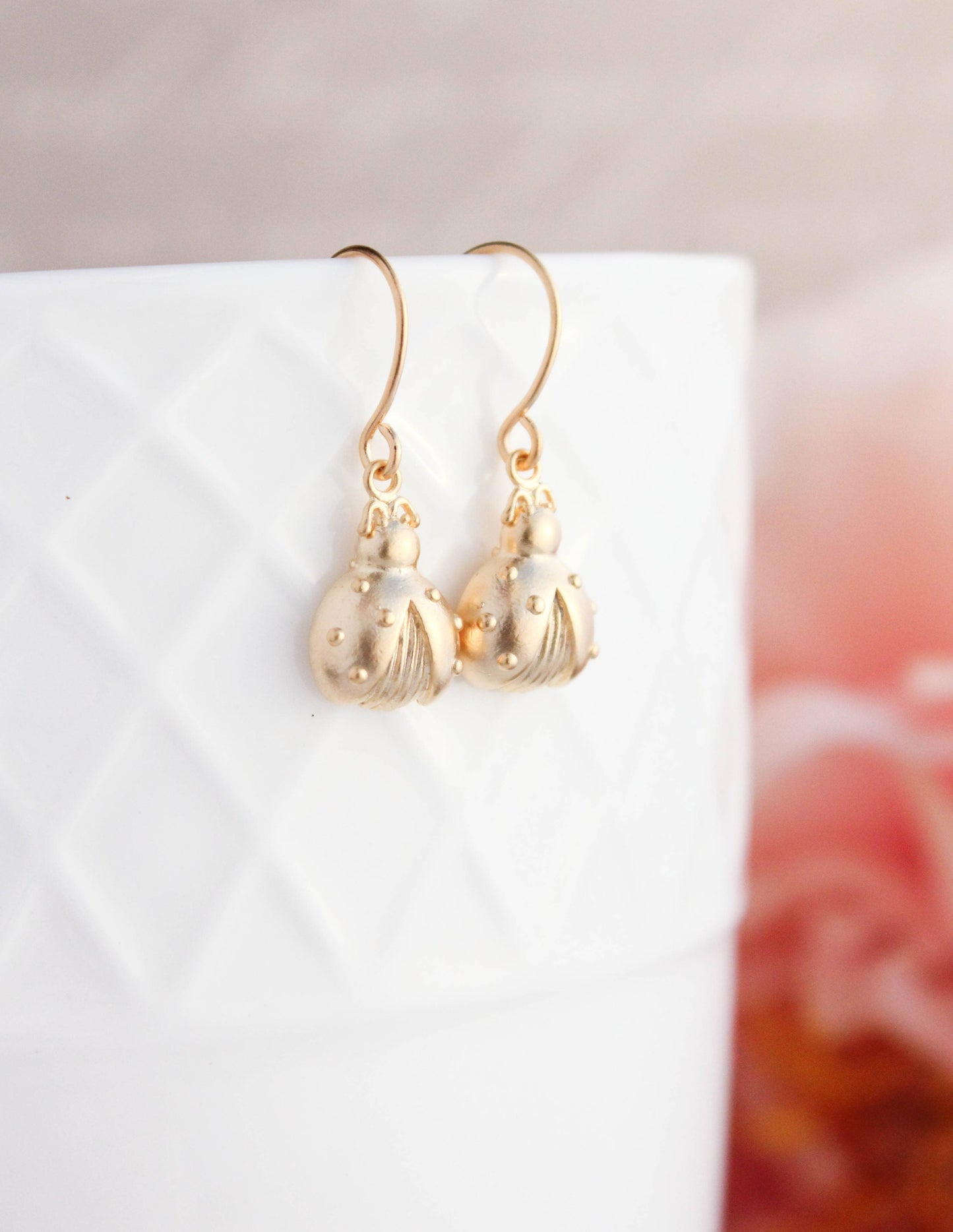 A Pocket of Posies - Small Ladybug Earrings