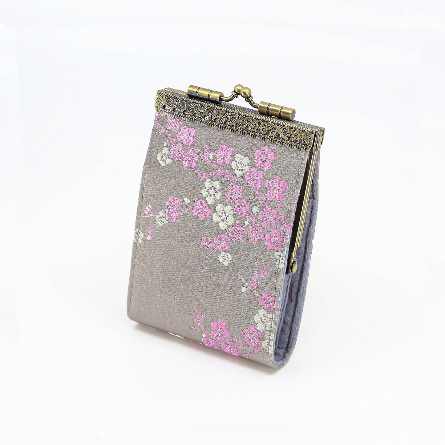 Cathayana - Cherry Blossom - Gray Card Holder