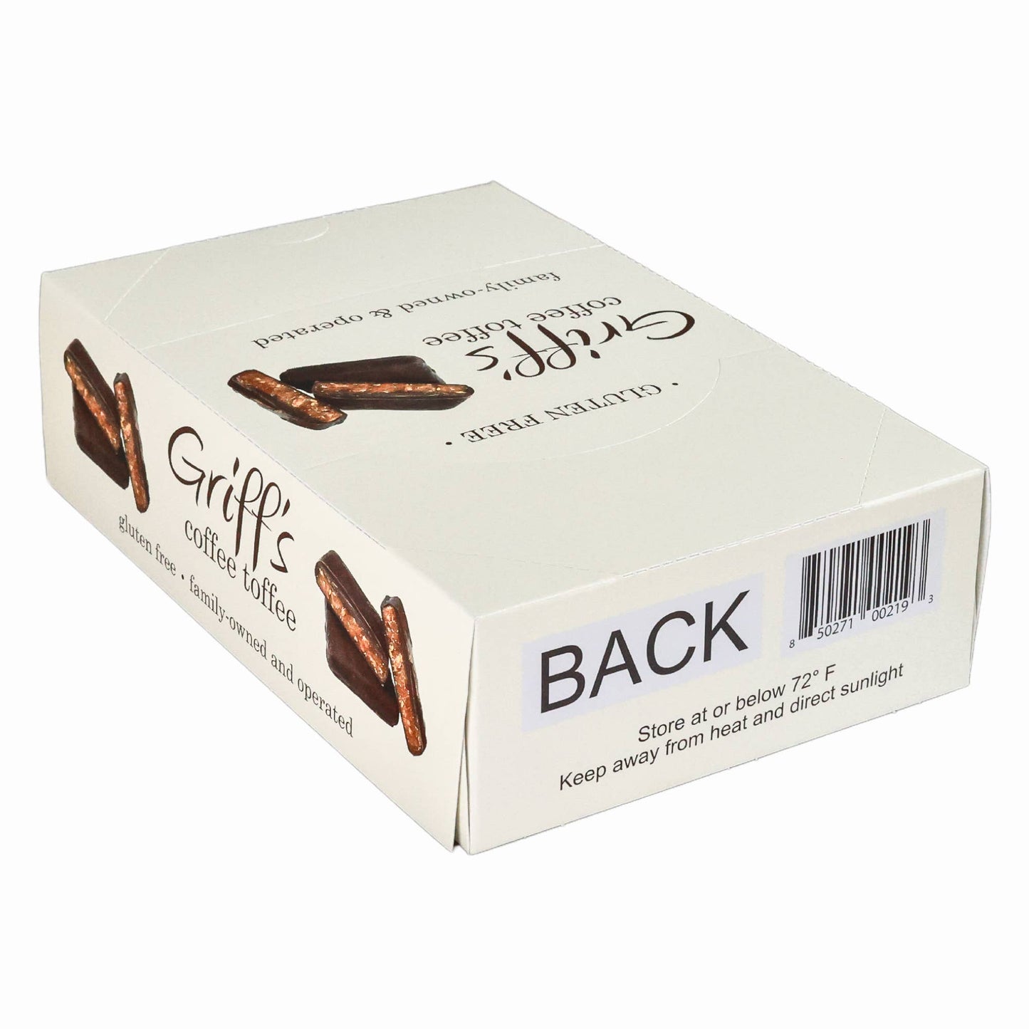 Griff's Toffee - Griff's Coffee Toffee - 1oz Dark Chocolate Toffee