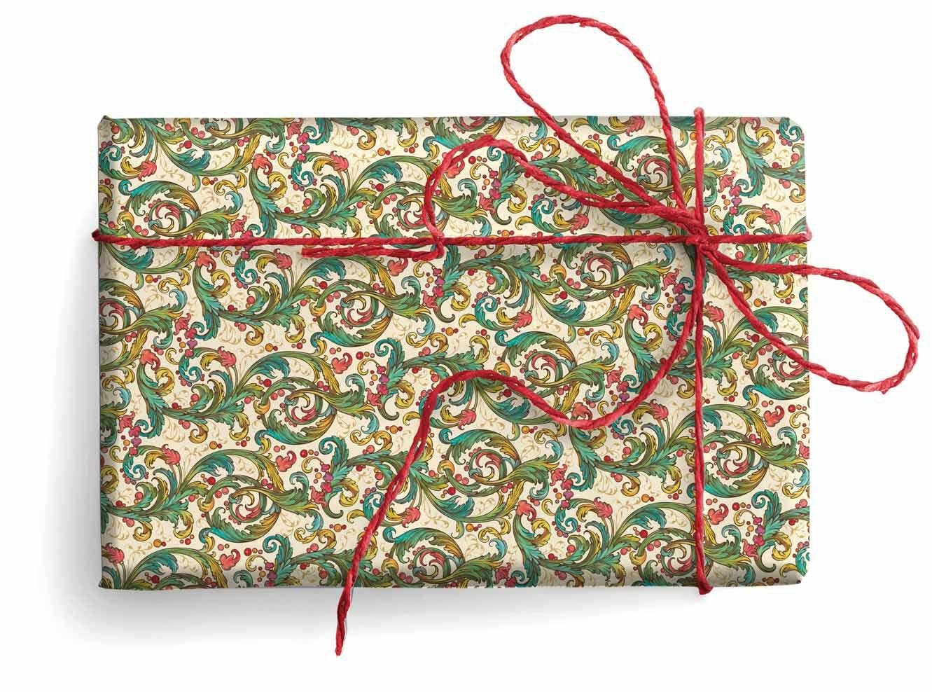 San Lorenzo Design - Florentine Wrapping Paper, Large Sheets 27.5 x 39 in.: Caltagirone