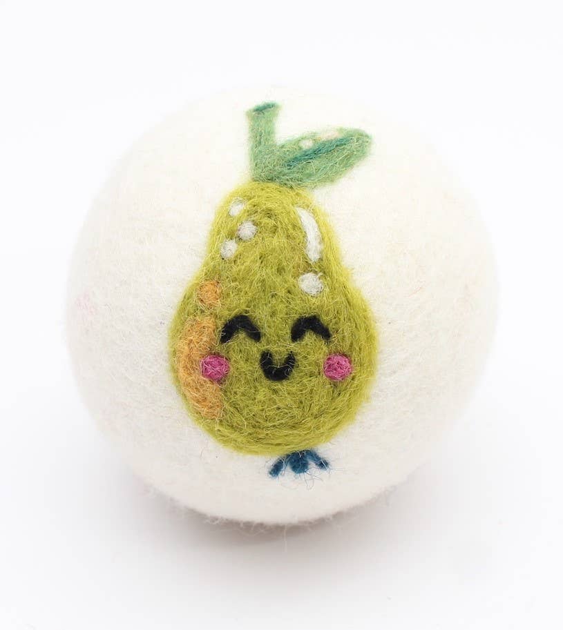 Ethical Global - Fruits: Eco Wool Dryer Balls Fair Trade: Watermelon