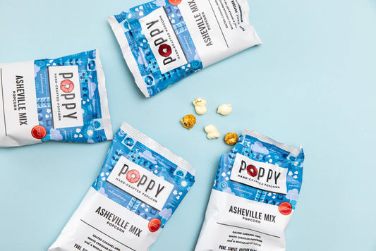 Poppy Hand-Crafted Popcorn - Asheville Mix Snack Bag