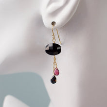 Load image into Gallery viewer, a.v. max - Semi Precious Dangle Earrings: Berry