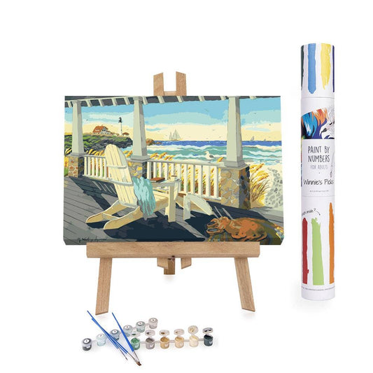 Winnie's Picks - Beach and Sea decor - Christmas 2024 Gift Paint by Numbers: Without Frame