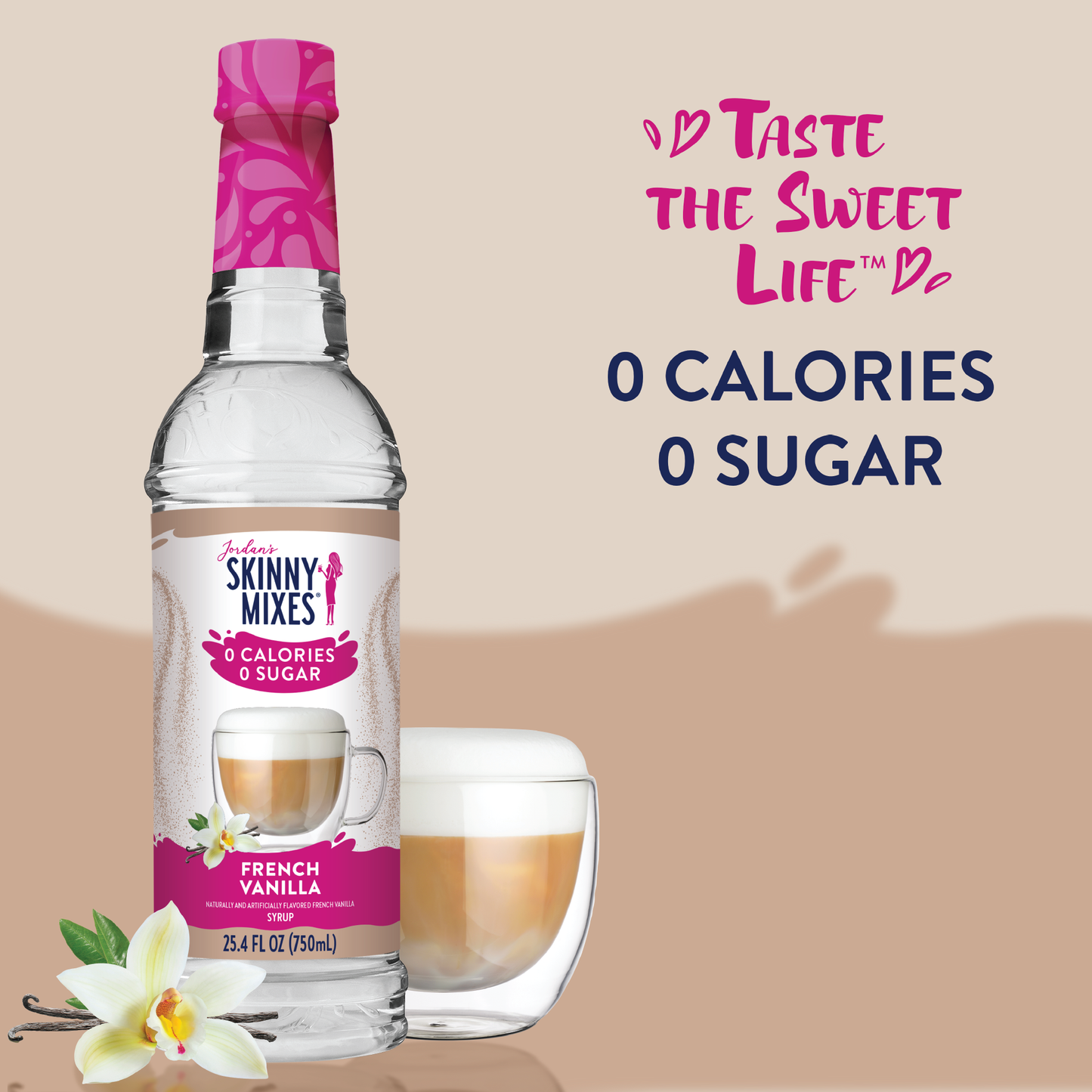 Jordan's Skinny Mixes - Sugar Free French Vanilla Syrup