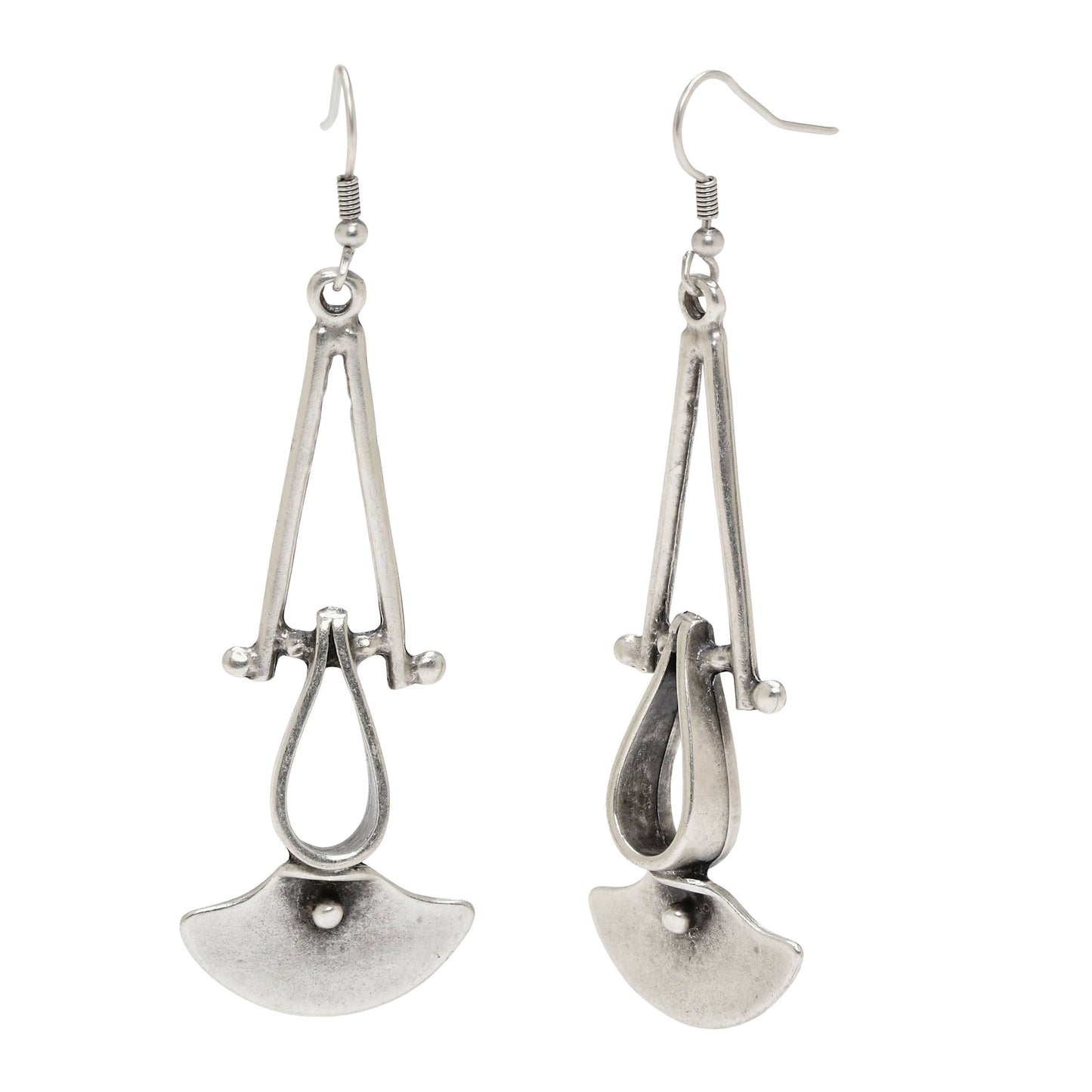 Chanour - Handmade Pewter Earrings - KU119