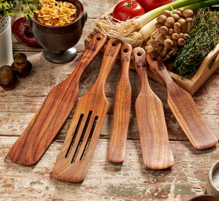 Woodenhouse - Wooden Spurtle Set of 5