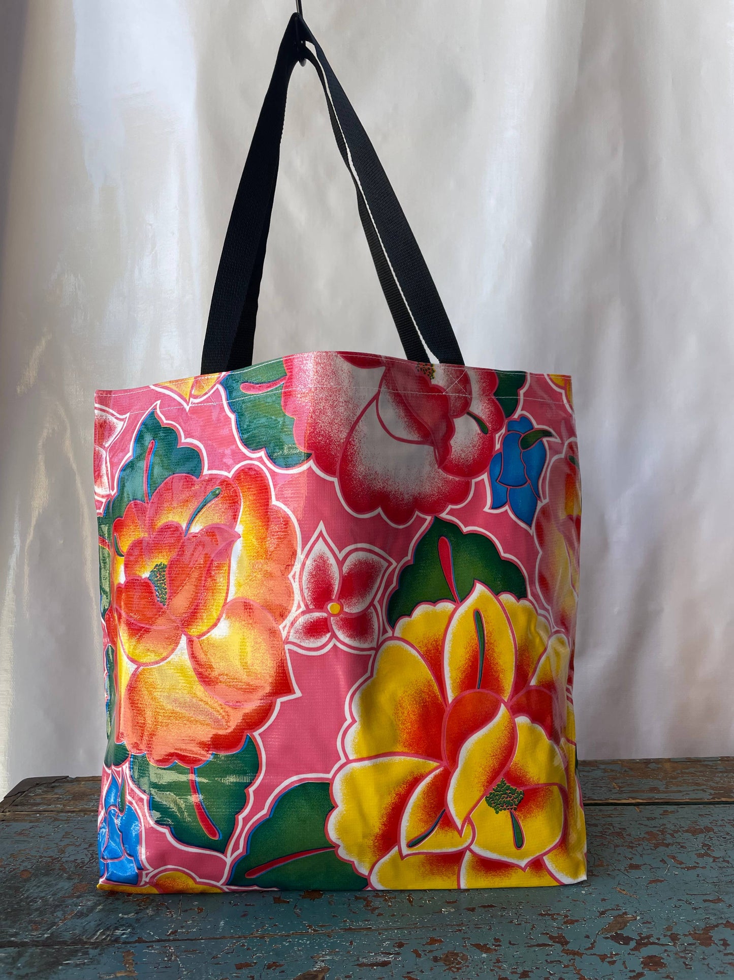 Oilcloth International - Tehuana Pink Large Tote
