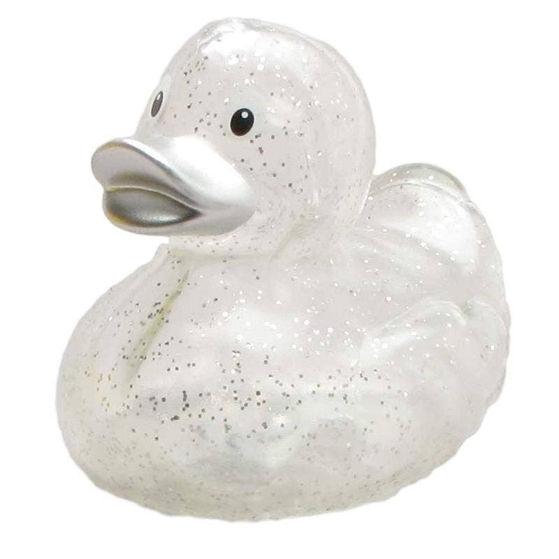 Duckshop - Glitter silver rubber duck - rubber duck