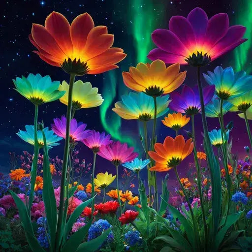 Wicked Cool Unicorn - Aurora Borealis 5 x 7 Fantasy Art Cards : 006