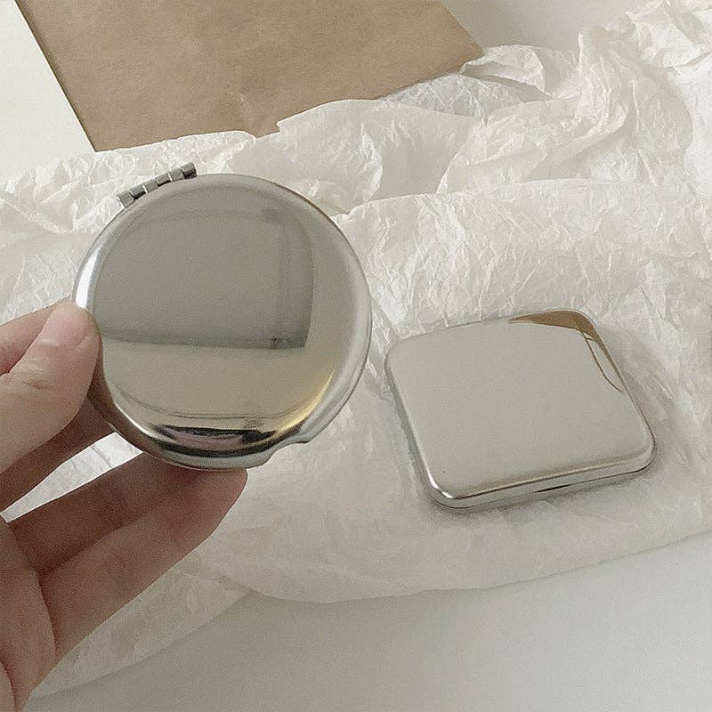 WEST AUSSIE SUPPLIES - Mirroray - Stainless Steel Portable Double Mirror: ROUND