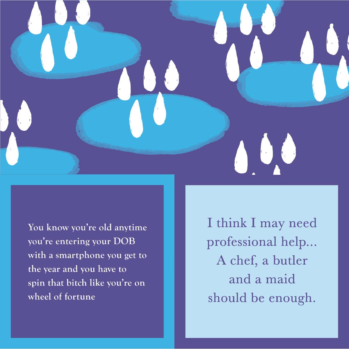 Drinks on Me - Napkin: DOB/Professional Help