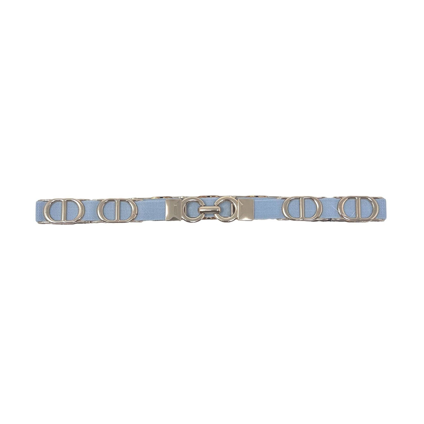 German Fuentes Handbags - CINT-22 ONE SIZE STRETCH BELT: SILVER GOLD